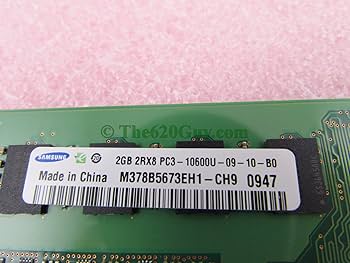 Samsung 4GB 2X 2GB 2Rx8 PC3-10600U DDR3 1333 Desktop Memory